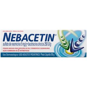 Nebacetin Pomada Antibiótica Hypera 50g