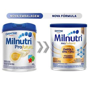 Composto Lácteo Infantil Milnutri Profutura Danone 1 a 4 Anos 800g