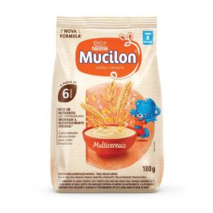 Cereal Infantil Mucilon Multicereais Nestlé 180g