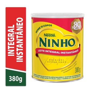 Leite em Pó Integral Ninho Instantâneo Nestlé 380g