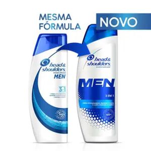 Shampoo Anticaspa Head & Shoulders Men 3 em 1 400ml