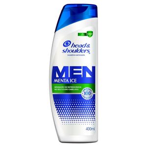 Shampoo Anticaspa Menta Ice Head & Shoulders Men Frasco 400ml