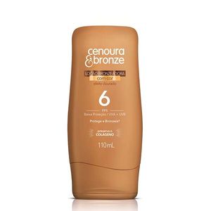 Bronzeador Cenoura & Bronze com Cor FPS 6 Loção 110ml