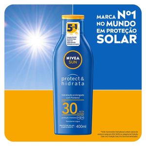 Protetor Solar Nivea FPS30 400ml Protege e Hidrata