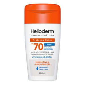 Protetor Solar Helioderm FPS70 120ml