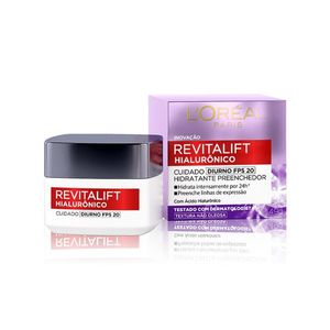 Creme Anti-idade LOréal Revitalift Hialurônico Diurno FPS20 49g