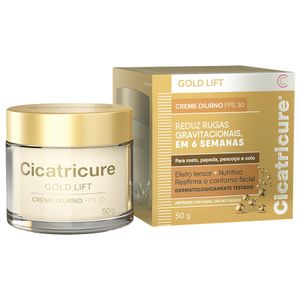 Creme Facial Cicatricure Gold Lift Diurno 50g