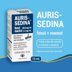 Auris-Sedina Solução Otológica 10ml