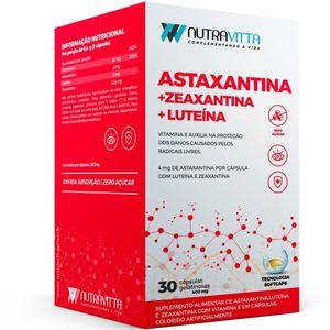 Nutra Vitta Astaxantina+Luteína+Zeaxantina 30 cápsulas Sorocaps