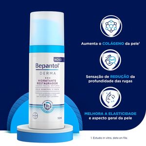 Hidratante Facial Noturno Bepantol Derma Restaurador 50ml