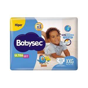 Fralda BabySec Ultrasec Hiper XXG 52 Unidades