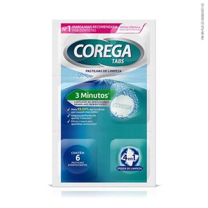 Corega Tabs 6 Comprimidos Efervescentes GSK AV* Novo