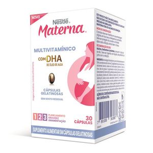 Suplemento Alimentar Cápsulas Materna Multivitamínico DHA 30 Unidades