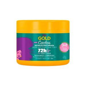 Creme para Cabelos Niely Gold Cachos Definição Prolongada 430g