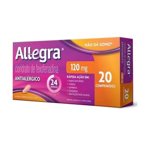 Allegra 120mg 20 Comprimidos Revestidos Opella