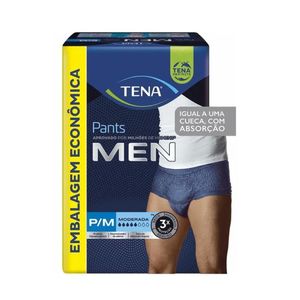 Cueca Descartável Tena Pants Men P/M 16 Unidades