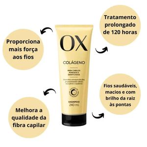 Shampoo Ox 240ml Colágeno