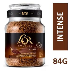 Café Solúvel Lor Intense Vidro 84g