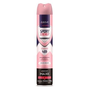Desodorante Above Aerossol 250ml Women Maxx Energy