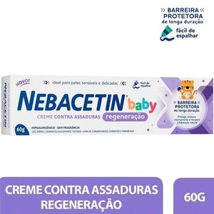 Nebacetin Baby Pomada Regeneradora para Assaduras Hypera 60g
