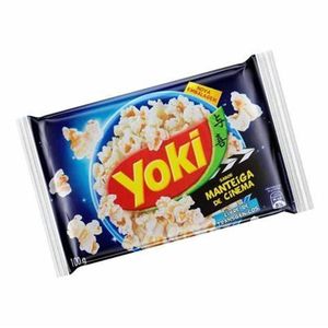 Pipoca Yoki para Micro-ondas Manteiga de Cinema 100g