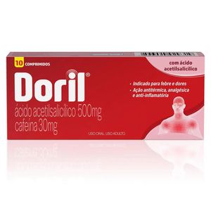 Doril Analgésico e Antitérmico Hypera 10 Comprimidos