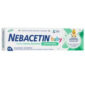 Nebacetin Baby Pomada Preventiva para Assaduras Hypera 60g
