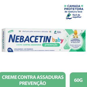 Nebacetin Baby Pomada Preventiva para Assaduras Hypera 60g