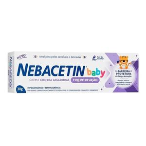 Nebacetin Baby Pomada Regeneradora para Assaduras Hypera 30g