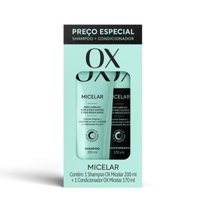 Kit OX Shampoo 200ml + Condicionador 170ml Micelar