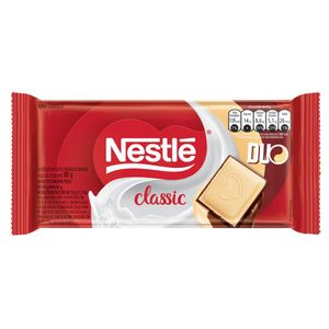 Chocolate Nestlé Duo Classic ao Leite e Branco 80g