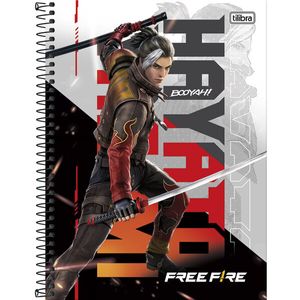 Caderno Tilibra Free Fire 80 Folhas