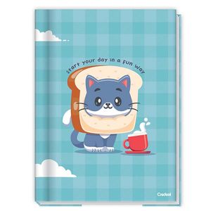 Caderno Credeal Brochura Lala Pets 80 Folhas