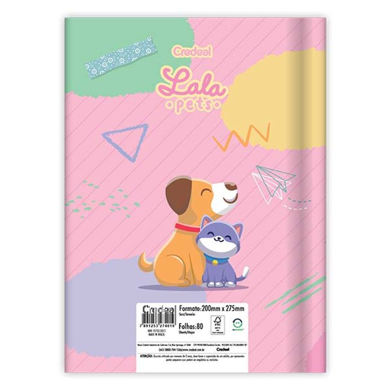 caderno-credeal-brochura-lala-pets-80-folhas-10036443