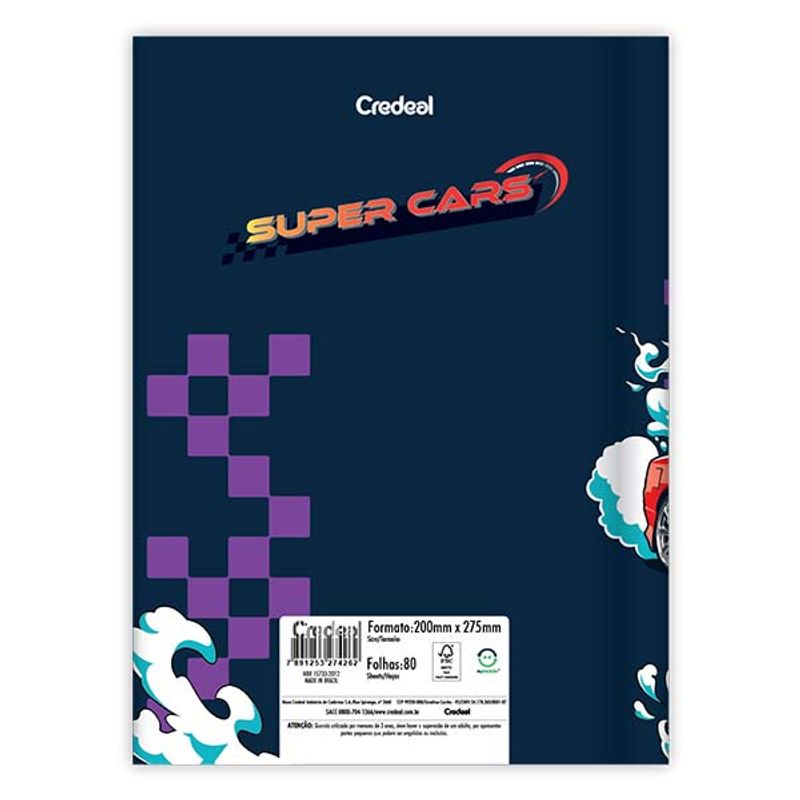caderno-credeal-brochura-super-carros-80-folhas-10036442