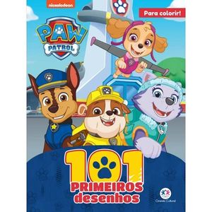 Livro Ciranda Cultural Patrulha Canina 101 Primeiros Desenhos