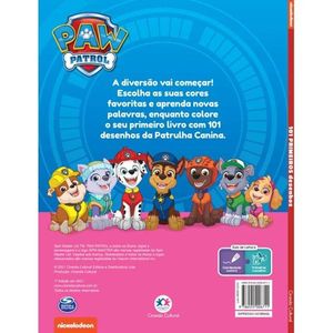 Livro Ciranda Cultural Patrulha Canina 101 Primeiros Desenhos