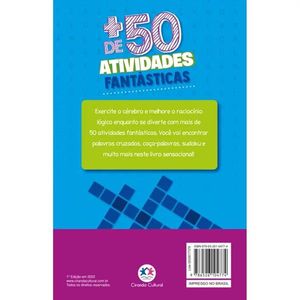 Livro Ciranda Cultural 50 Atividades Fantásticas