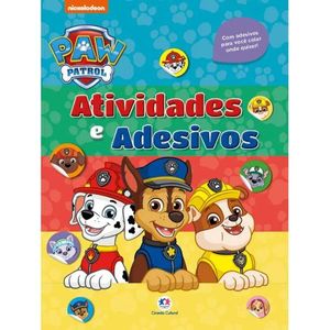 Livro Ciranda Cultural Patrulha Canina Adesivos e Atividades