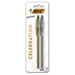 Caneta Bic Cristal Celebration 2 Unidades