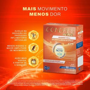 Condres Force Colágeno Tipo II - 90 cápsulas
