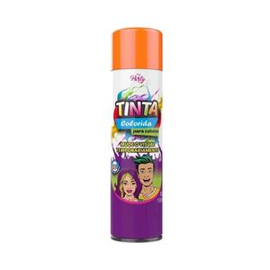 Spray para Cabelo Aeroflex Colorido Laranja Neon 150ml