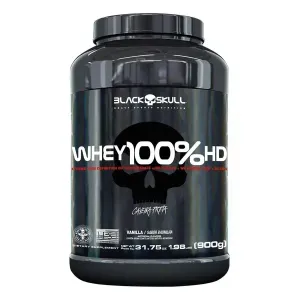 Wey Protein Black Skull 100% HD Baunilha 900g