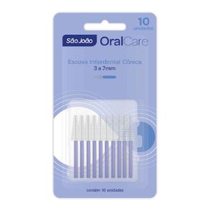 Escova Dental São João Interdental Cônica 3 a 7mm