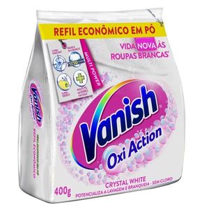 Tira Manchas Vanish 400g Pó Mult Power Sem Cloro Oxi Action Crystal White