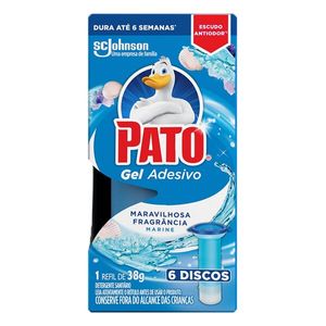 Detergente Sanitário Gel Pato 38g 6 Discos
