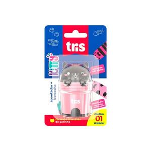 Apontador + Borracha Tris Kitty 1 Peça