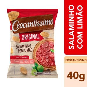 Snack Crocantíssimo Boteco Salame com Limão 40g