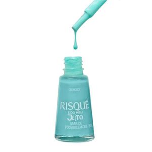 Esmalte Risqué Mar de Possibilidades Azul 8ml