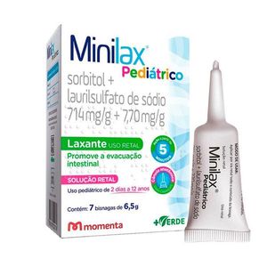 Minilax 714mg/g + 7,70mg/g Pediatrico 7 Bisnagas